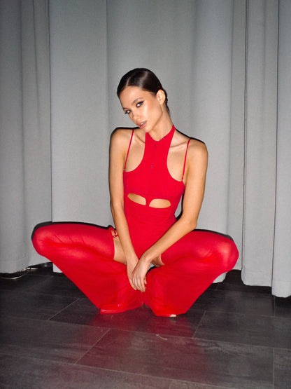LacyNighty™ Suit Marre Red LacyNighty suit