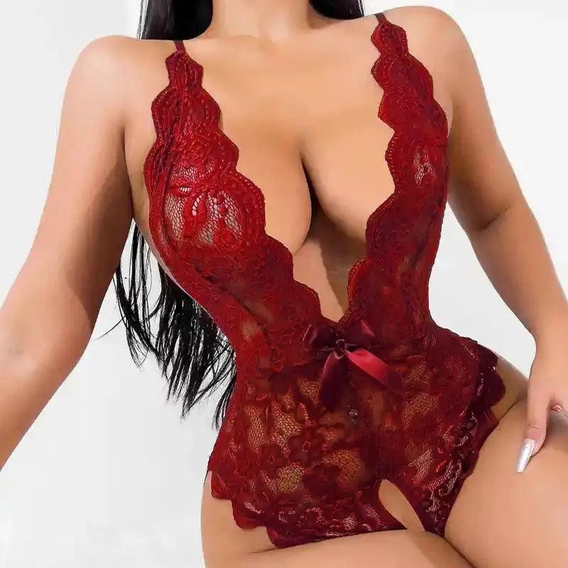 LacyNighty™ Model LT260 LQYCSX Official Store Lace Teddy