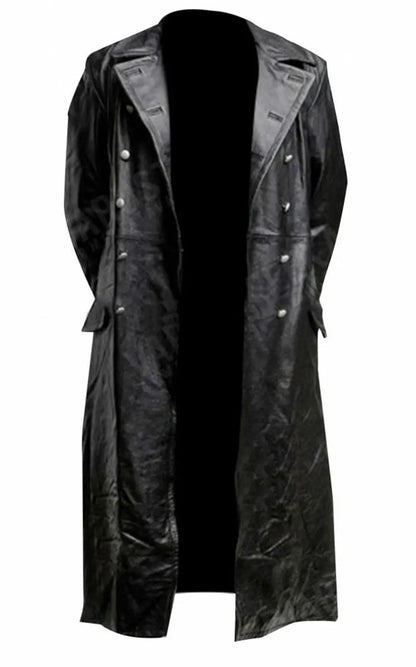 German Classic Leather Coat Lacy0301