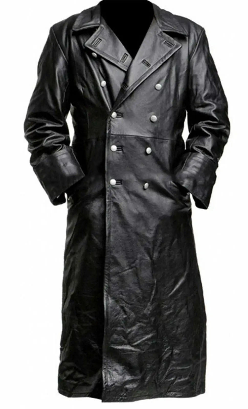 German Classic Leather Coat Lacy0301