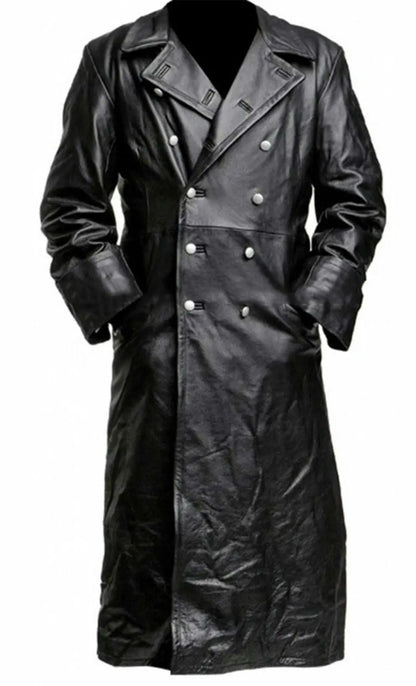 German Classic Leather Coat Lacy0301