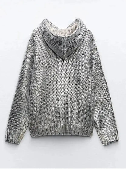 Metallic Women Sweater Lacy0301