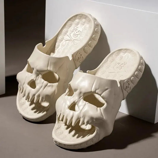 Unisex Skull Slippers BEVERGREEN Official Store Home