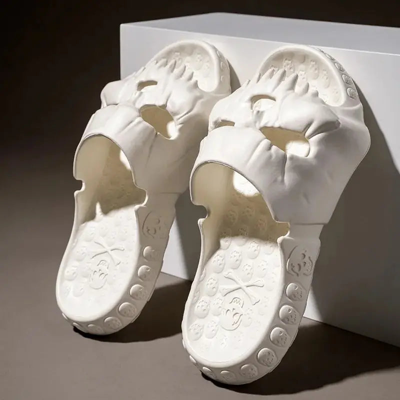 Unisex Skull Slippers BEVERGREEN Official Store Home