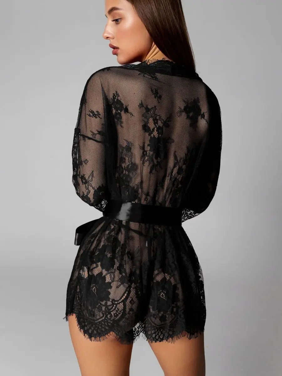 LacyNighty™ Carine Nightgown Iris Lingerie Chemise de nuit
