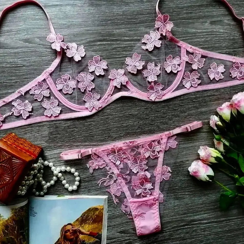 Soft Silken Kiss Bra Set LacyNighty0212 Lingerie & Intimates