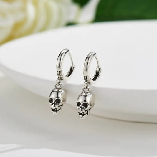 Skull Earrings REETI Official Store Drop Earrings