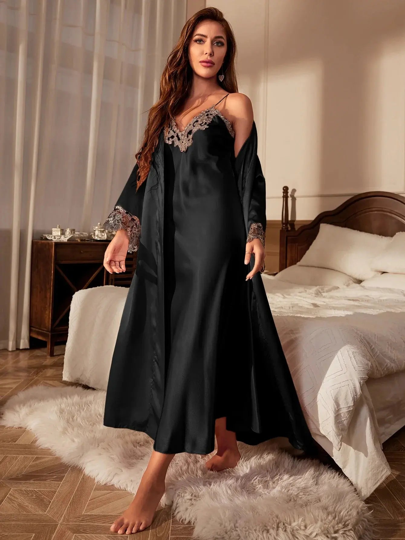 Sleep with My Girls Nightdress LacyNighty Sleeping Wear