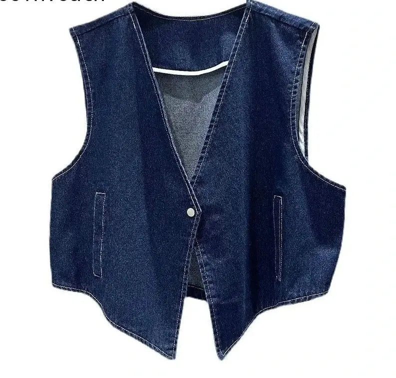 Denim Vest Lacy0301 Other