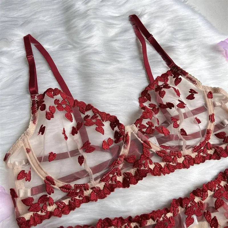 Dusky Dreams Bra Set LacyNighty Lingerie & Intimates