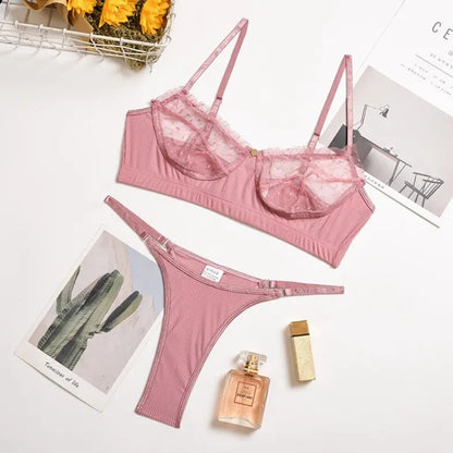 Broken Connection Bra Set LacyNighty Lingerie & Intimates