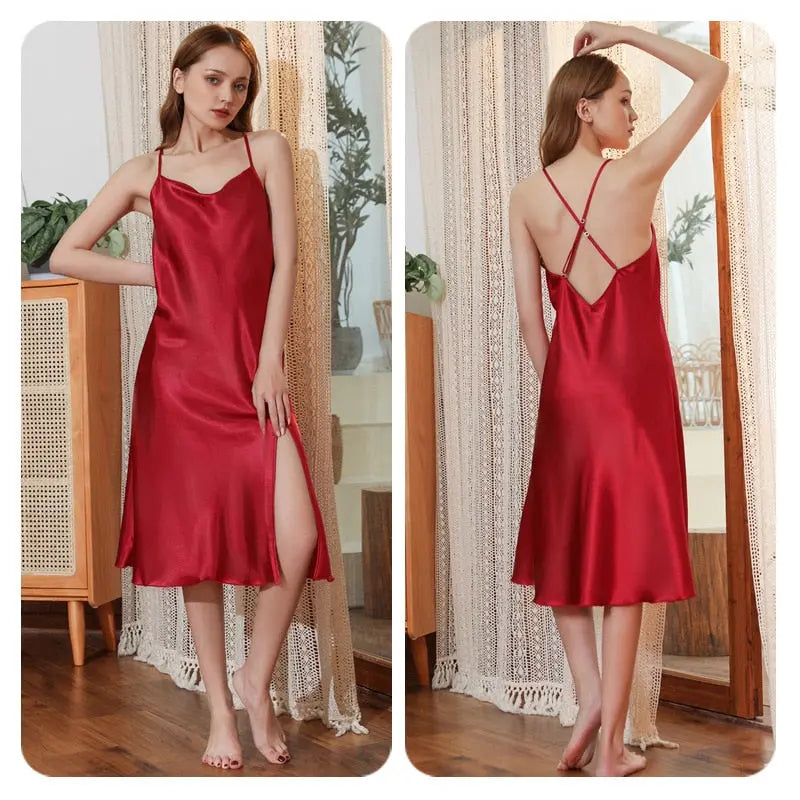 A Cold Lonely Night Nightdress LacyNighty Sleeping Wear