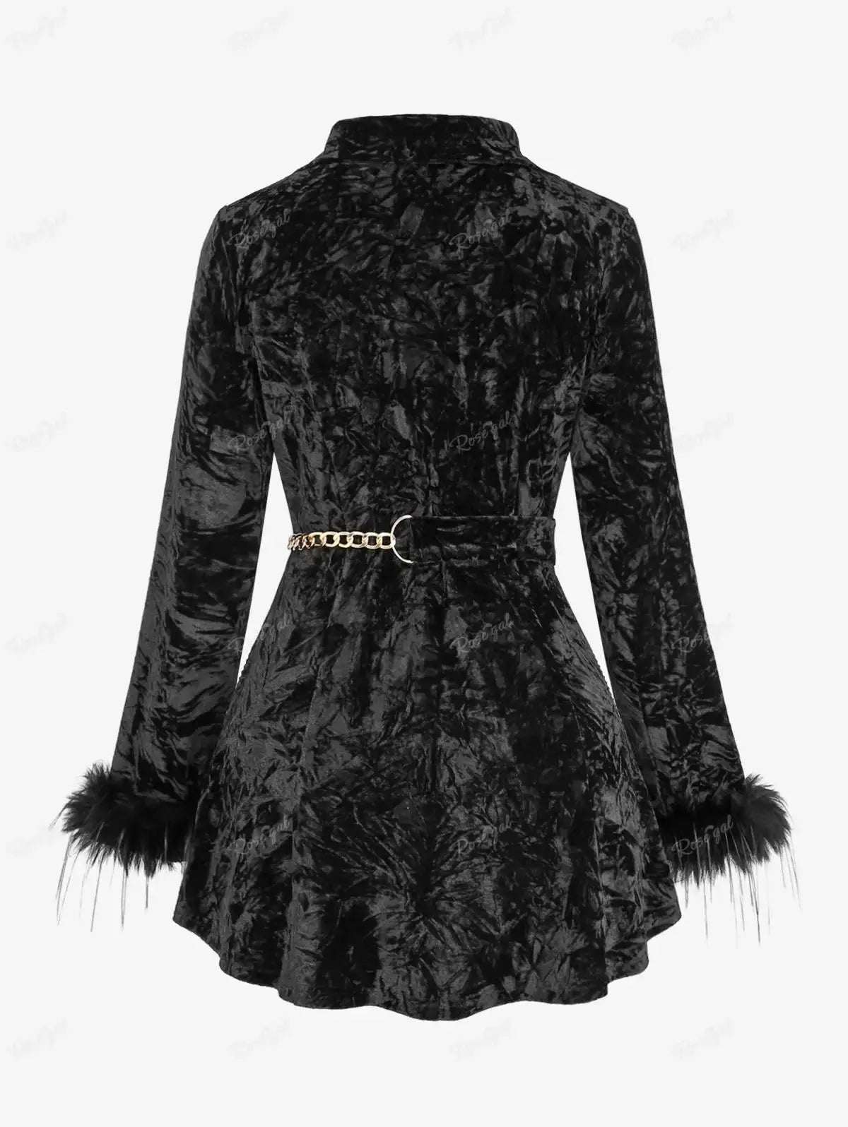 Collar Black Coat AliExpress Other