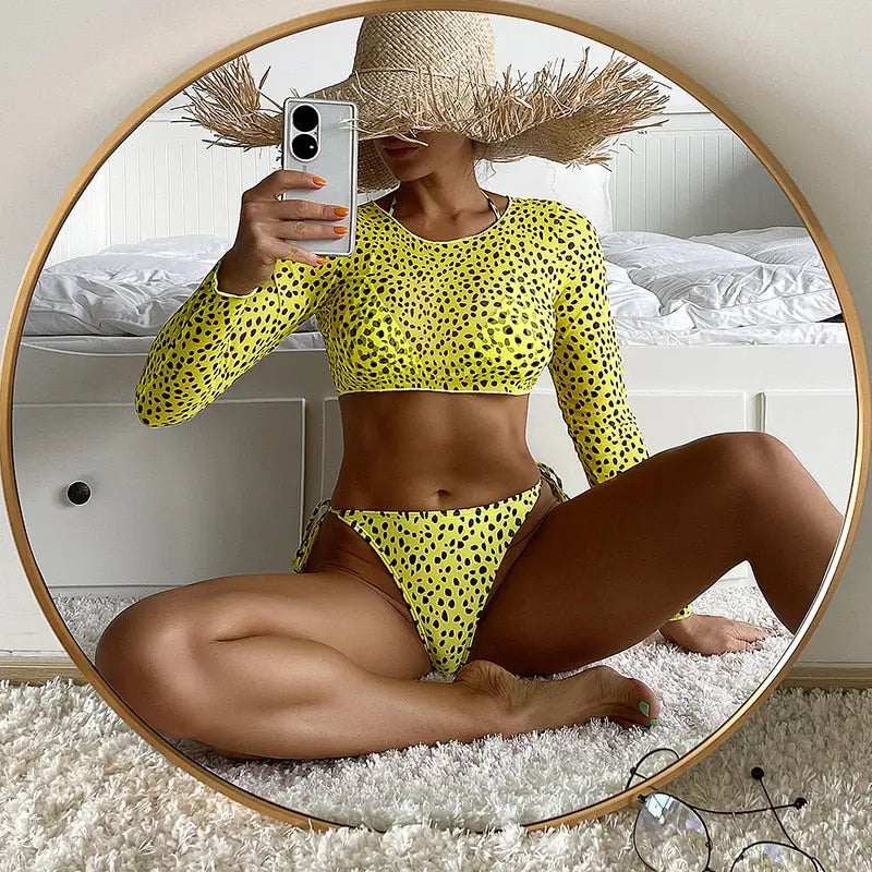 LacyNighty™ Model BK503 (set with top) ELLOLACE Bikini