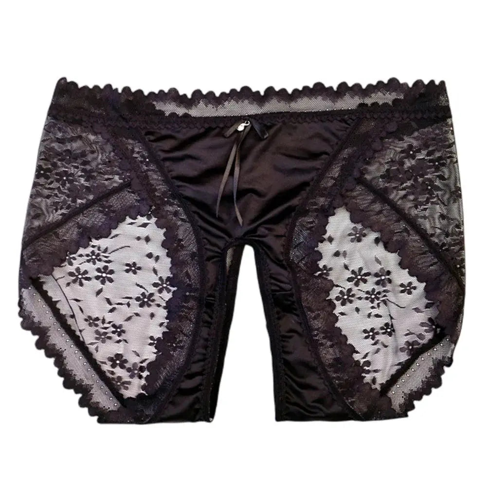 See My Perspective Crotchless Briefs LacyNighty Panties