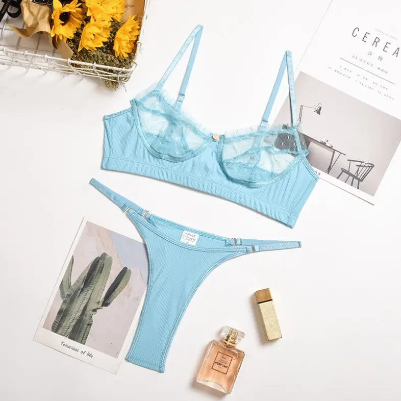 Broken Connection Bra Set LacyNighty Lingerie & Intimates
