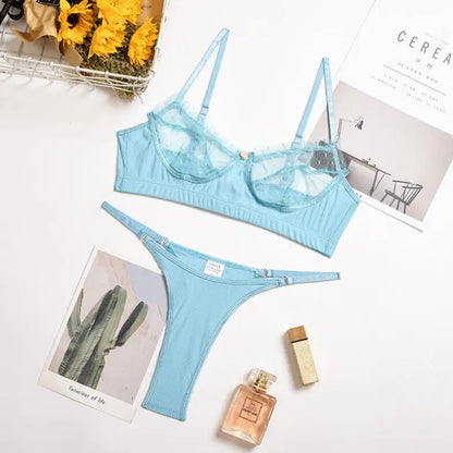 Broken Connection Bra Set LacyNighty Lingerie & Intimates