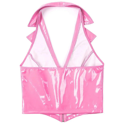 Leather Crop Tops Lacy0301 Other