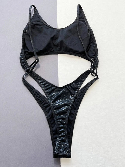 Snake Print Bikini Set Lacy0301 Other