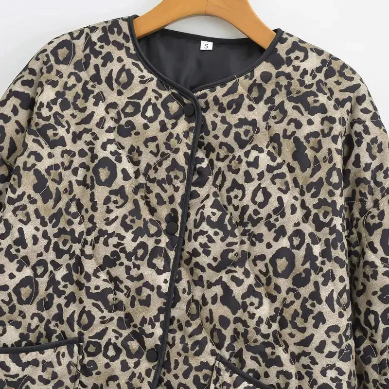 Leopard Print Jacket Lacy