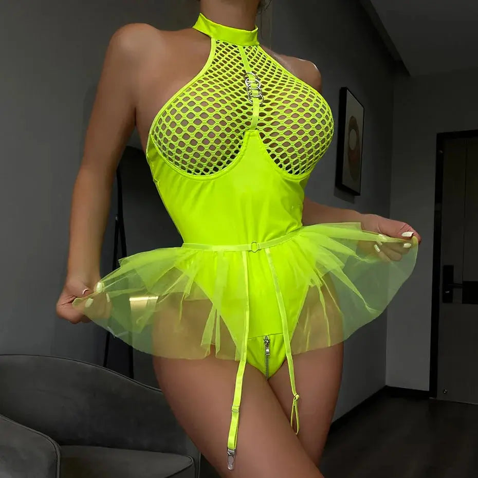 LacyNighty™ Ava Bodysuit Lavah Intimates