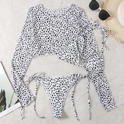 LacyNighty™ Model BK503 (set with top) ELLOLACE Bikini