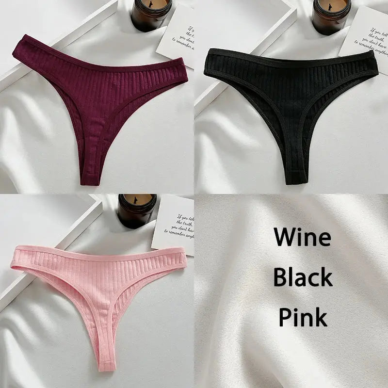 Feel So Untouched Thongs Set LacyNighty Panties