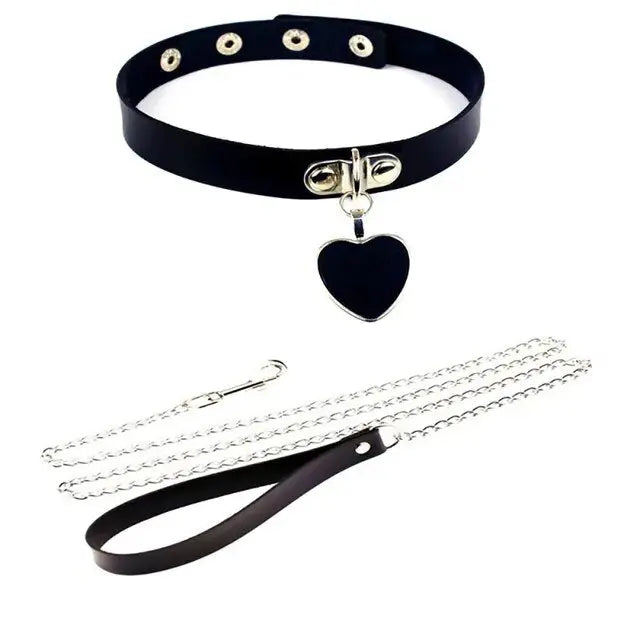 LacyNighty™ Collar & Leash Set Lavah Intimates