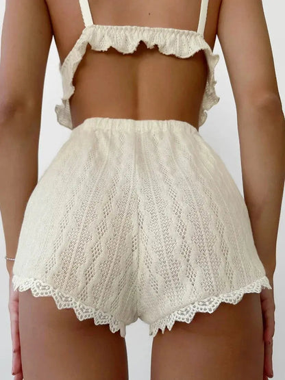 Anyone Will Do Tonight Pajamas LacyNighty0212 Sleeping Wear
