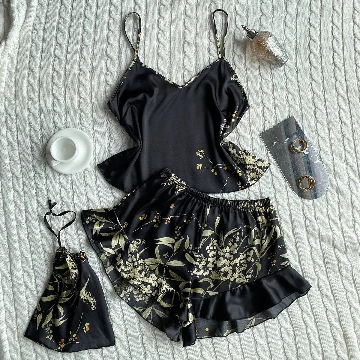 Eyes Without A Face Pajamas LacyNighty Sleeping Wear