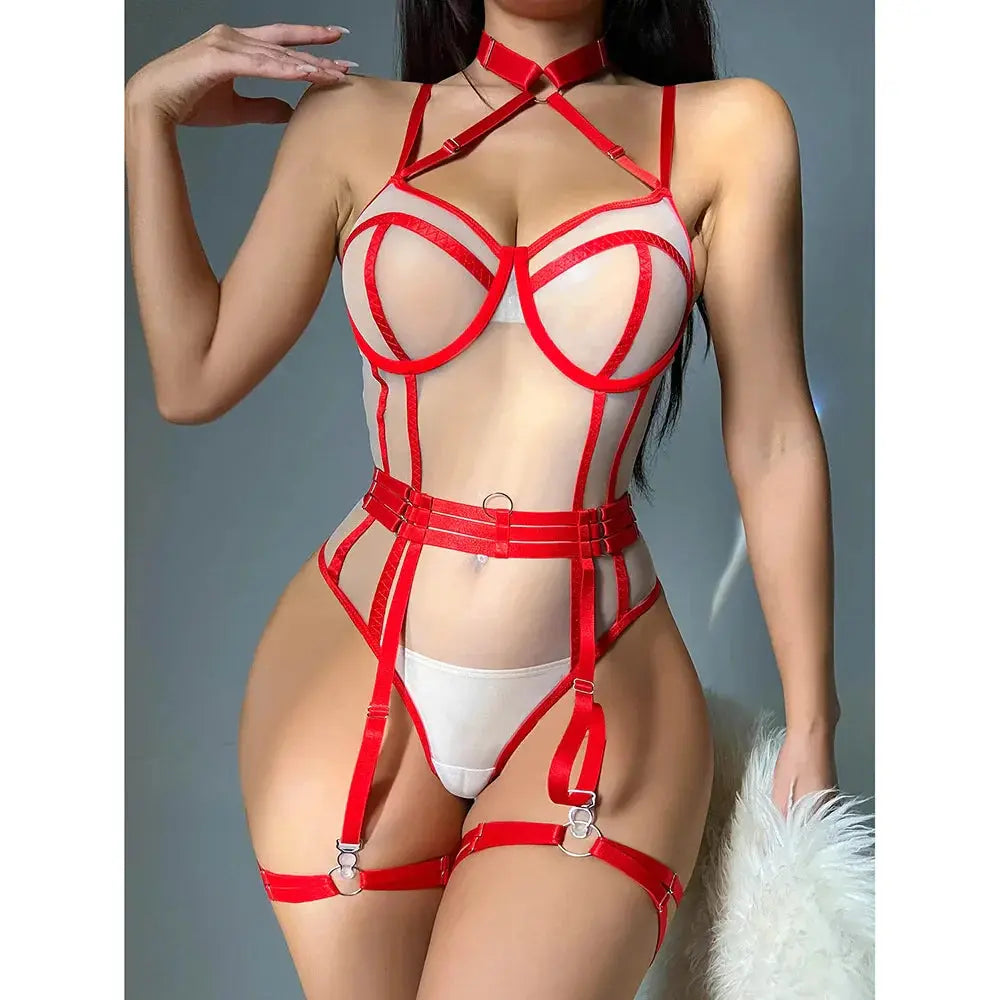 LacyNighty™ Model BS105 ECTOOKO Bodysuit