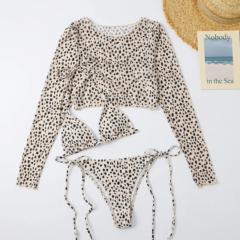 LacyNighty™ Model BK503 (set with top) ELLOLACE Bikini