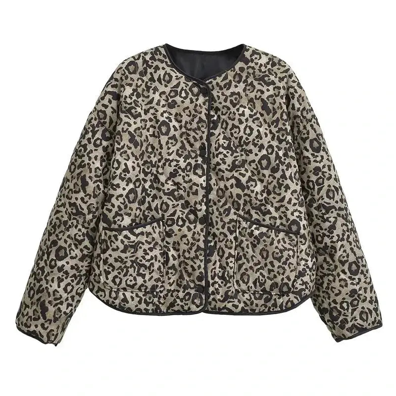 Leopard Print Jacket Lacy