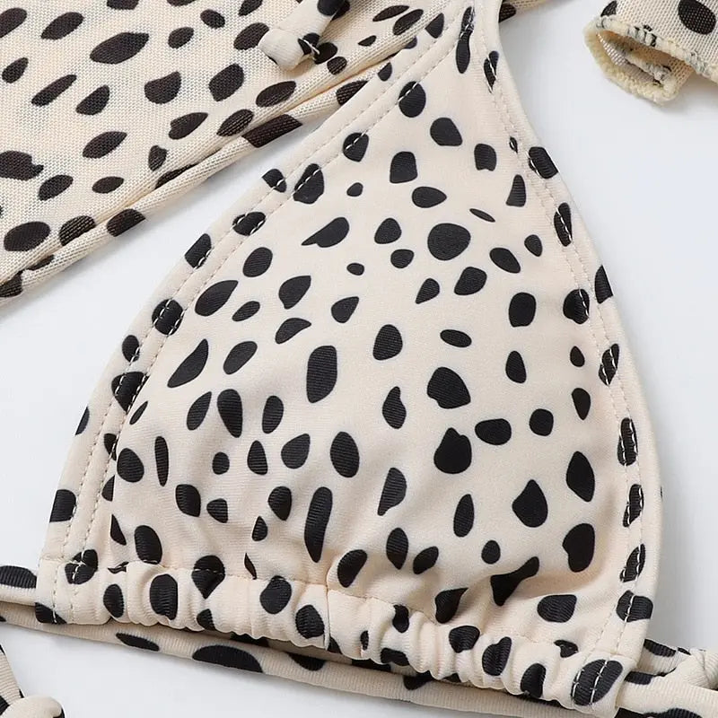 LacyNighty™ Model BK503 (set with top) ELLOLACE Bikini