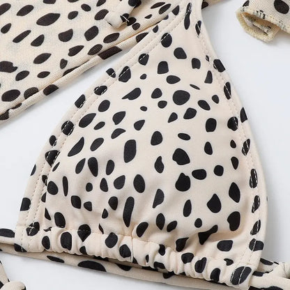 LacyNighty™ Model BK503 (set with top) ELLOLACE Bikini