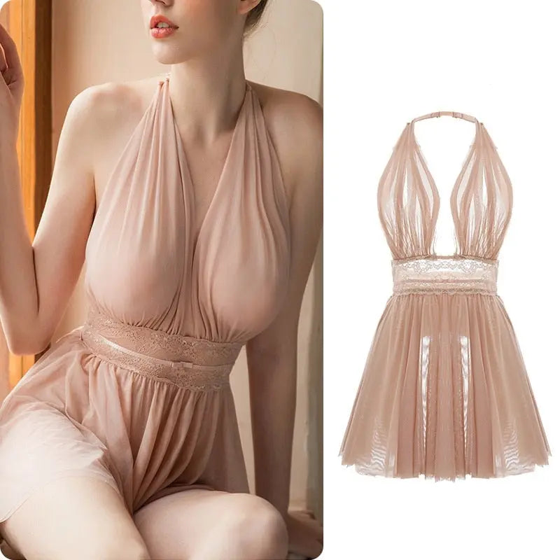 Behind Closed Door Nightdress LacyNighty Sleeping Wear