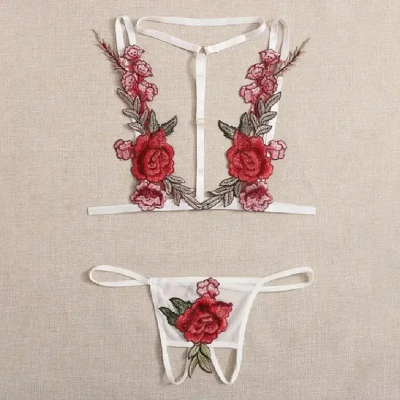 Rose Lingerie Set Lacy0301Goth