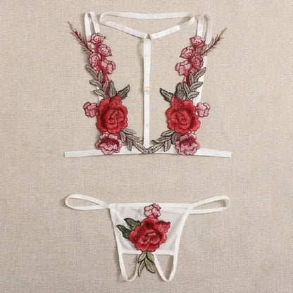Rose Lingerie Set Lacy0301Goth