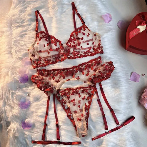 Dusky Dreams Bra Set LacyNighty Lingerie & Intimates