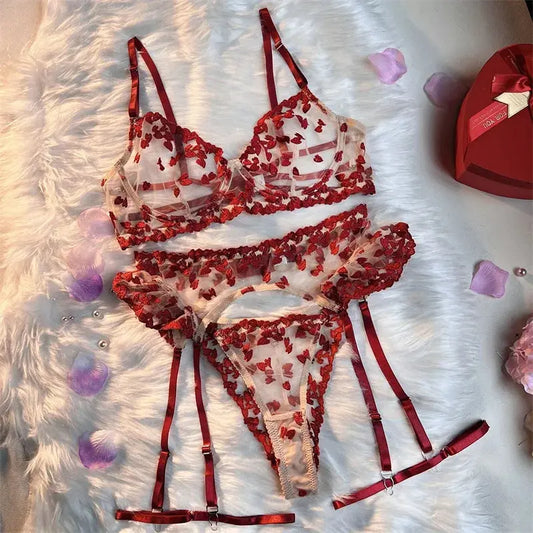 Dusky Dreams Bra Set LacyNighty Lingerie & Intimates