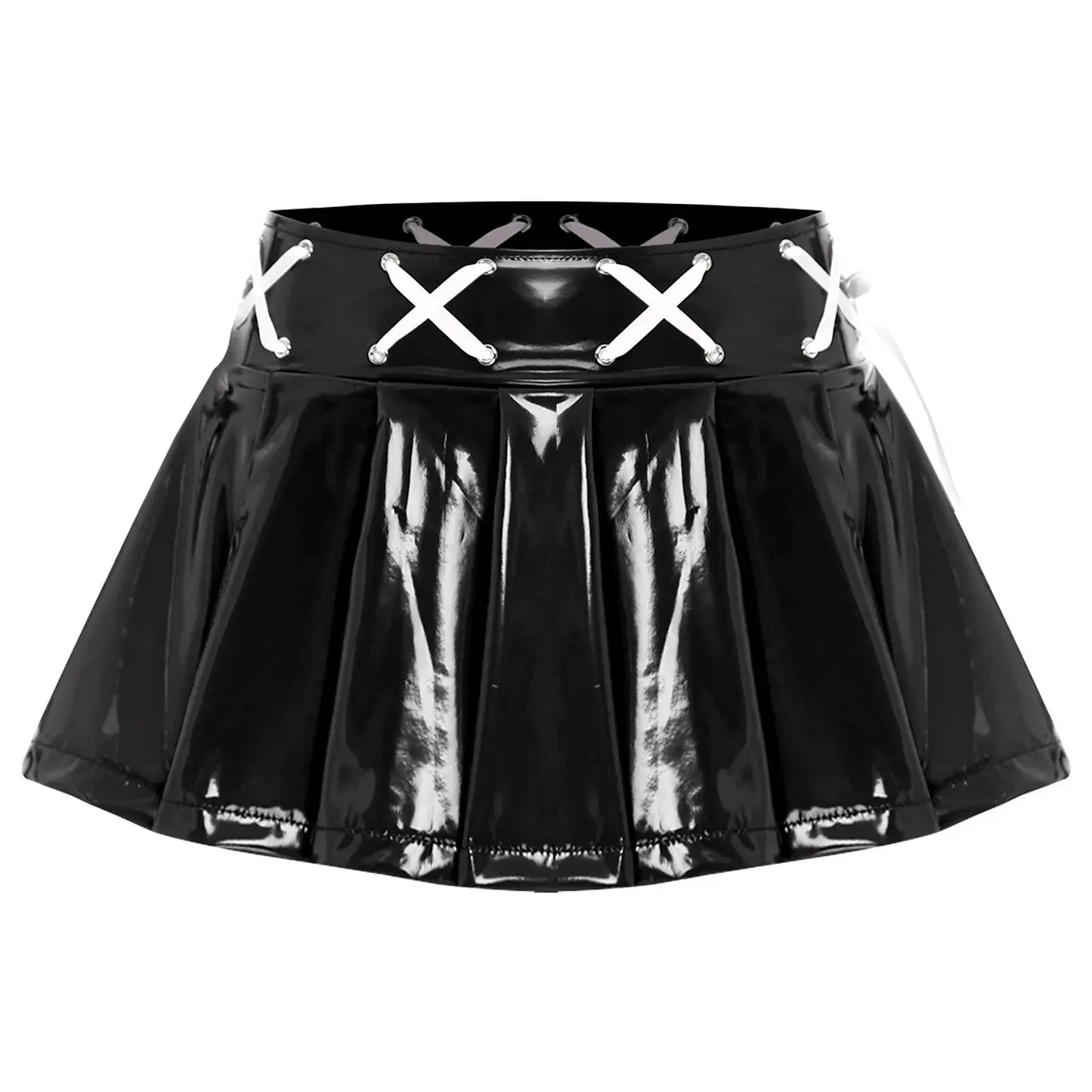 Lace-up Mini Skirt Lacy0301 Other