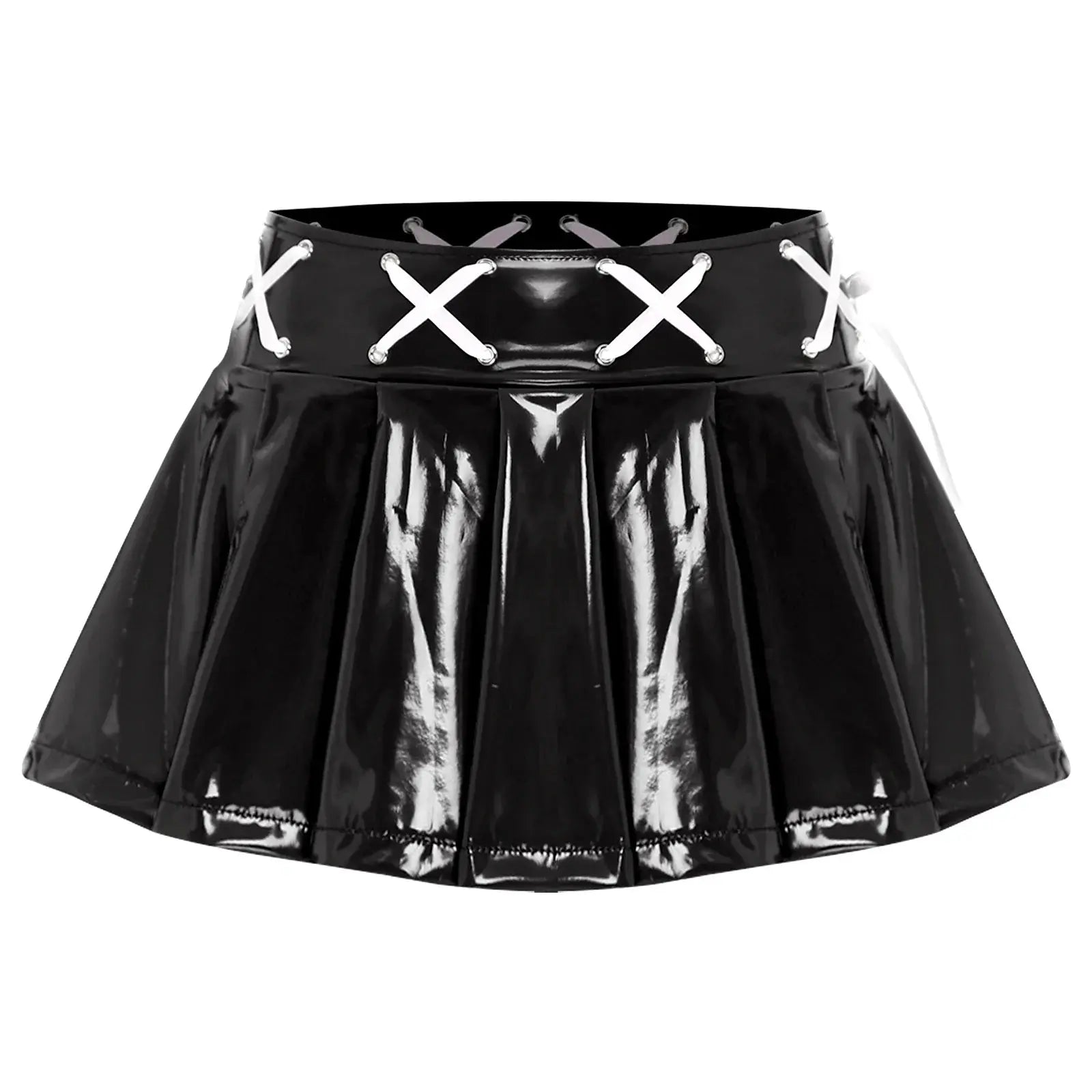 Lace-up Mini Skirt Lacy0301 Other