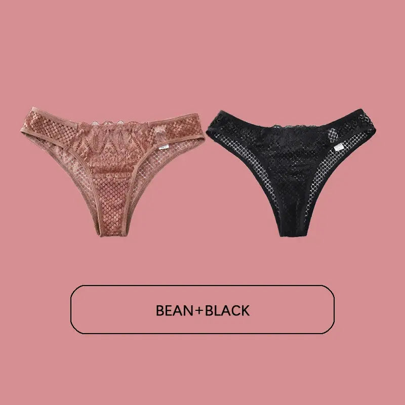 Reach Your Heart Panties Set LacyNighty Panties