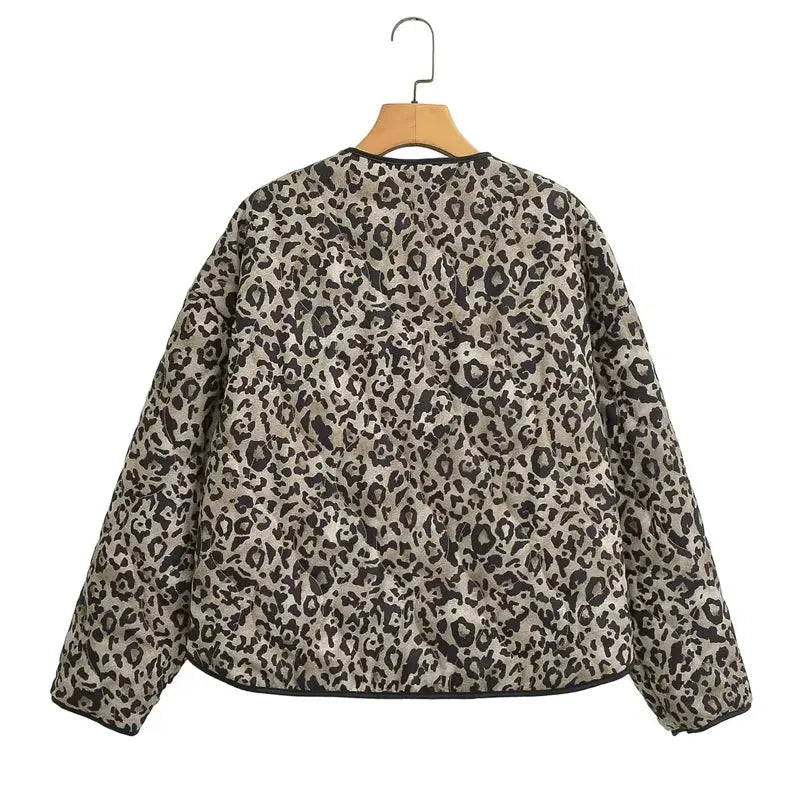 Leopard Print Jacket Lacy