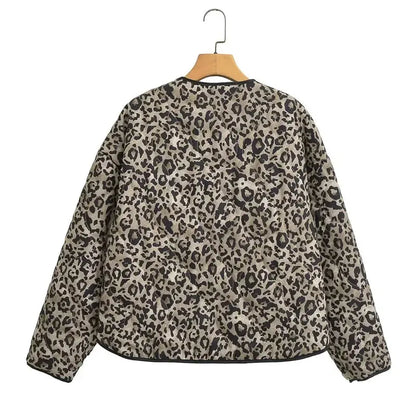 Leopard Print Jacket Lacy