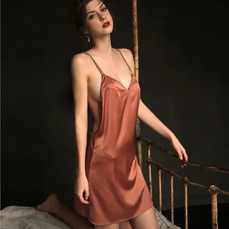 Facing On Reality Nightdress LacyNighty Sleeping Wear