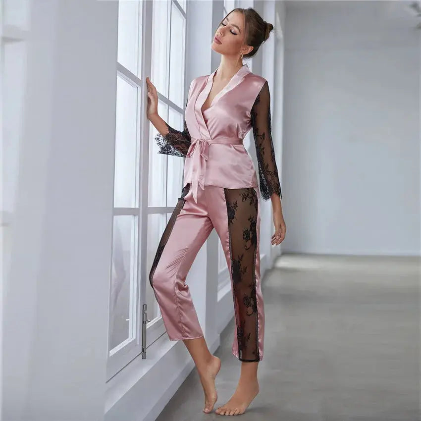 Secret Under The Bed Pajamas LacyNighty Sleeping Wear
