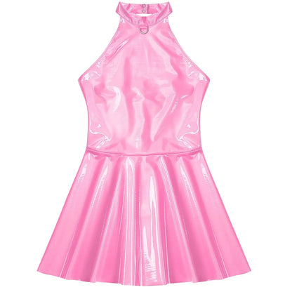 Wetlook Leather Dress Lacy0301 Other