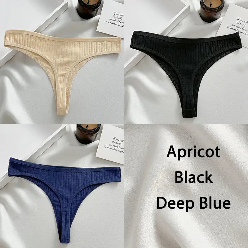 Feel So Untouched Thongs Set LacyNighty Panties