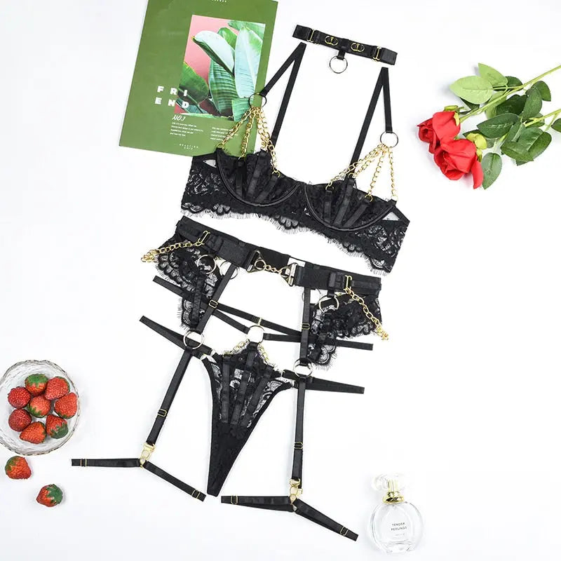 LacyNighty™ Adora's Jewelry Set Intimisa Lingerie Set